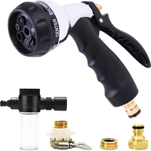 Gardening Hose Gun Outdoor Watering Plant Spray Car Wash Garden Water Gun 2021 Gardening Watering Garden Hose Spray Nozzle