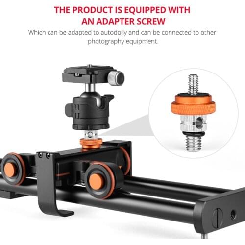 Camera Slider Aluminum Alloy Camera Slider Video Recording Electric Track Sliding Rail For SLR Camera Phone Video Shooting