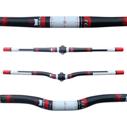 Carbon handlebar FCFB full carbon fiber folding bicycle ONE-SHAPED handlebar handle 3k 25.4 small caliber 102 gram only