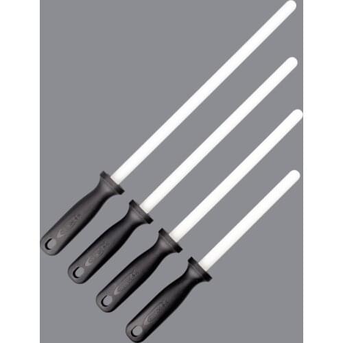 1pc 6"/8"/10"/12" Japanese Kitchen Knife Sharpener Ceramic Rod ABS Handle Honing Knife Sharpening Grinder Tool For all Knives