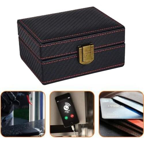 Anti Theft Faraday Box Car Keyless Signal Blocker RFID Faraday Key Fob Protector Prevent Your Key Fob Key Fob from Being Scanned