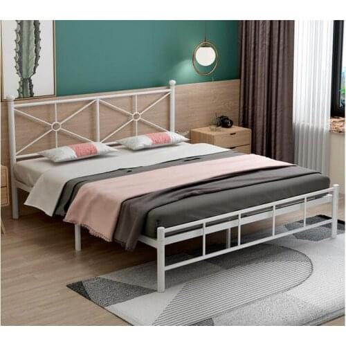 European style iron craft bed simple modern INS web celebrity 1.2m 1.5 princess 1.8m single double iron frame bed iron bed
