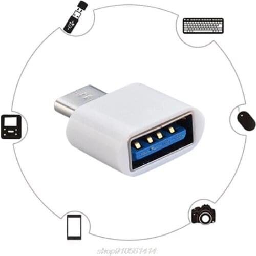 1 Pair TypeC to USB Adapter Interface Conversion Data Transmission Charging Conversion for Mobile Phones J04 21 Dropship