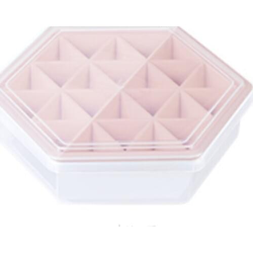 1Pcs DIY Hexagon Ice Cube Mould 24Grids Popsicle Molds exquisite Ice Cream Mold PP Ice Cube Tray Kitchen Accessories
