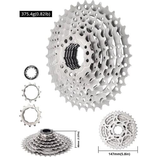 2021 SWTXO 11-34T Bicycle Flywheel 8Speed Durable Accessories for Road Mountain Bike Cycling N66