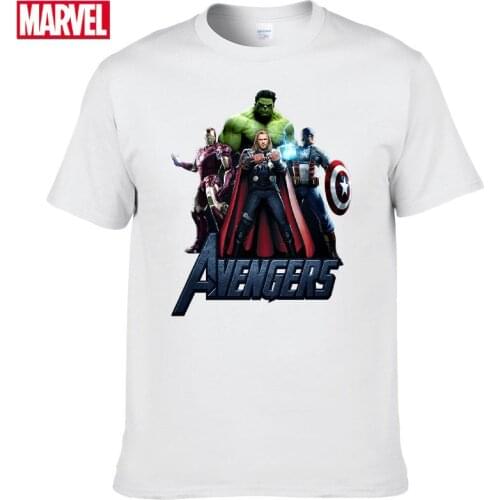 Marvel The Avengers Short sleeve tee Mens shirts Summer T-shirt cotton graphic t shirts 2021 Tops #10