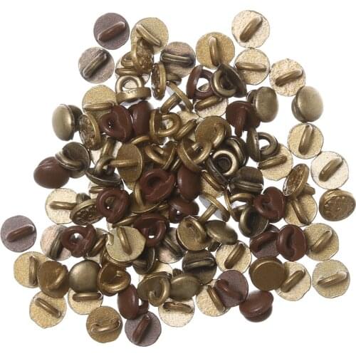 20Pcs Mini 4mm Buttons Decoration Buckles DIY Doll Clothes Tiny Printed Pattern Button for DIY Doll Clothing Sewing Accessories