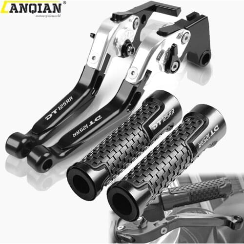 Motorcycle Accessories Adjustable Brake Clutch Levers Handle Bar Grip For Yamaha DT125RR DT 125 RR 1994 1995 1996 1997 1998 1999