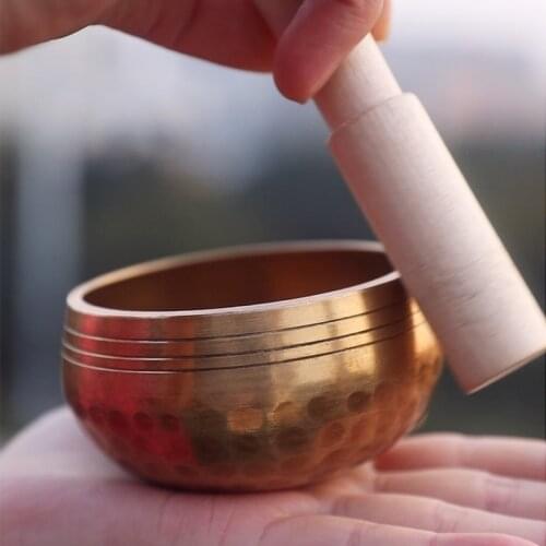 Nepal Buddha Sound Bowl Yoga Meditation Tibet Singing Bowl Buddha Sound Bowl Copper Chime Ear Sounding Bowl 8cm Decorative Bowl