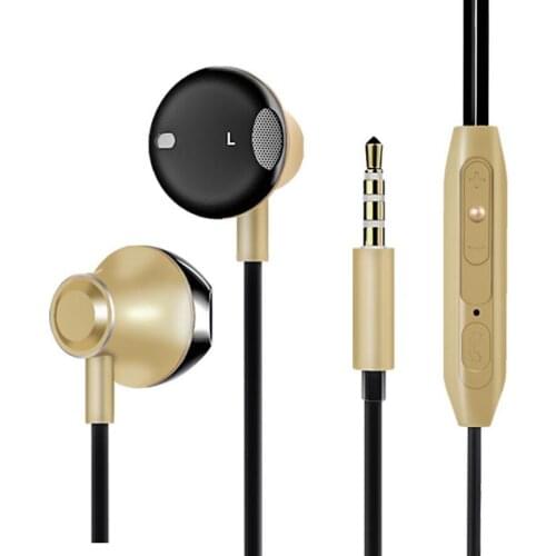 Professional In-ear Earphones For iPhone Samsung Cell Phone MP3 MP4 PC Headset With HD Microphone Earphone