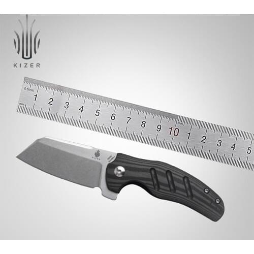 Kizer folding knife KI3488A4 C01C Mini 2020 new carbon fiber handle pocket knife designed by sheepdog