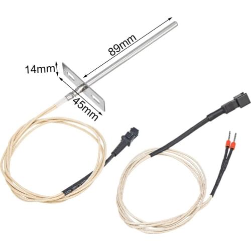 SOS304 thermal PT1000 resistor Temperature Probe Sensor Replacement Fits for Wood Pellet Grill