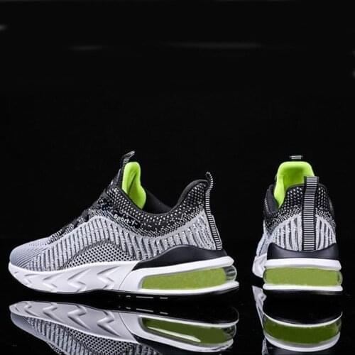 Ultra Lightweight Men Walking Shoes Breathable Fashion Sneakers Lace-Up Boy Casual Sport Gym Mesh Shoes Man Black Tenis Shoes