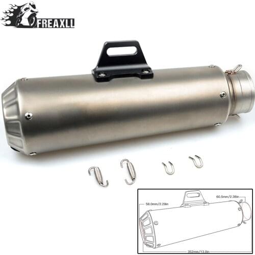 Universal 36-51mm MOTORCYCLE EXHAUST MUFFLER SCOOTER GP PIPE DIRT PIT BIKE For YAMAHA Honda Kawasaki husqvarna yamaha xt600 BMW
