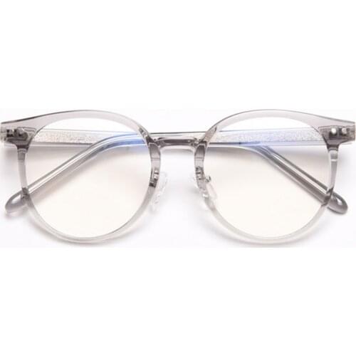 Veshion Round Plastic Titanium Glasses Frames Vintage Men Women Optical Fashion Computer Glasses