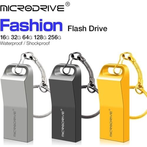 High Speed metal USB Flash Drive 8gb 16gb flash disk Pendrive 32gb 64gb memory stick 128GB USB 2.0 Flash USB Stick pen drive