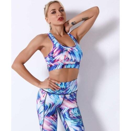 Women Sport Fitness Gym Bra Tops Workout Training Vest Female Exercise Top Running Wireless Womens Yoga Tank Underwear 6250