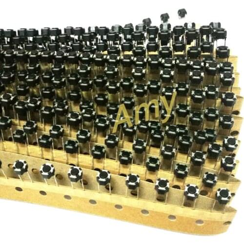 1000pcs/lot Promoon of Japans original 6 x 6 x 4.3 touch switch 6*6 button EVQ11 004K