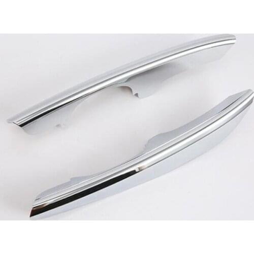 2PCS ABS Chrome Car Front Headlight Fog Lamp Eyelid Eyebrow Cover Trim Moldings For TOYOTA Corolla 2017 Car Styling Accessories