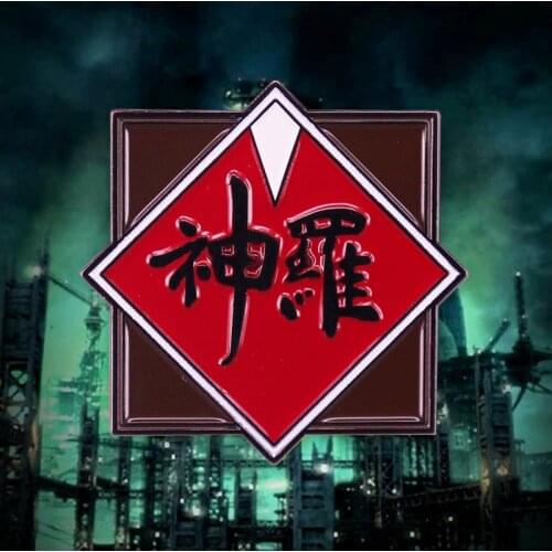 Shinra Coroporation Sign The Final Fantasy 7 Brooch Pins Enamel Metal Badges Lapel Pin Brooches Fashion Jewelry Accessories