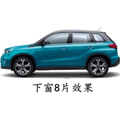 304 stainless steel decorative window trim strip windows for 2016 2017 2018 Suzuki Vitara Car styling