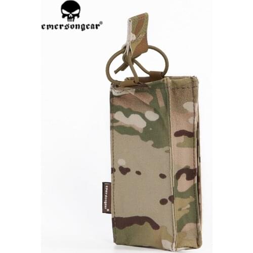 Emersongear Tactical Radio Pouch Holster Precision Hunting Single Mag Case Panel For SS Vest Plate Carrier Military EM9056