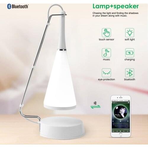 Wireless Charging Music Lamps Table Bluetooth Audio Female Household Creative Romantic Bedside Nightlight Bedroom Sleeping Lamps