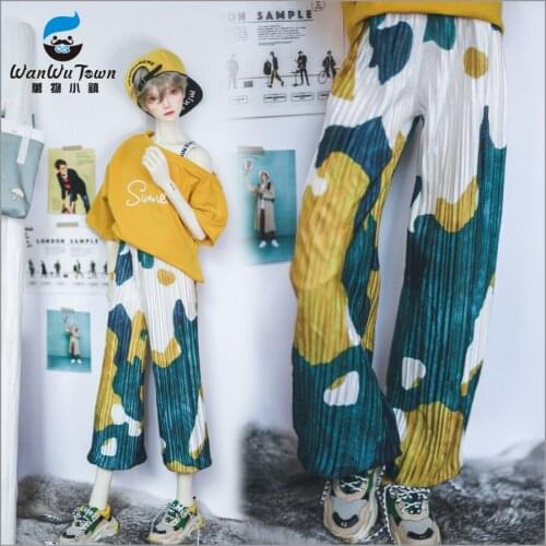 New BJD Doll Clothes Pants Pleats Vintage Knickerbockers Loose-Fit Casual 3 Color for 1/3 1/4 uncle Doll Clothes accessories