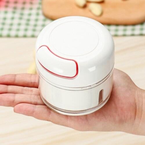 New mini stainless steel garlic press Portable manual chopper multi-function chopping machine garlic kitchen utensils A11279
