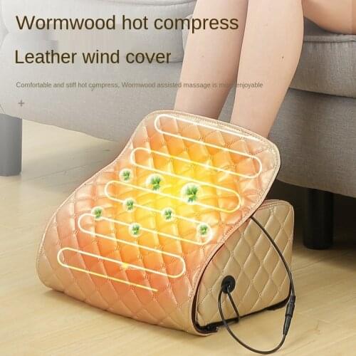 Foot massage machine full automatic sole foot massager acupoint kneading massage hot compress household electric foot press