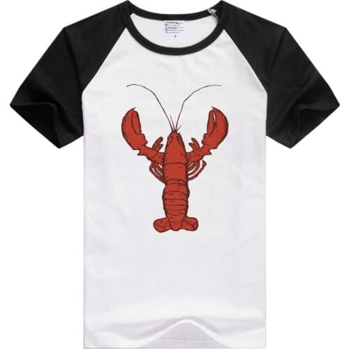 Lobster short sleeve casual Men Women T-shirt Comfortable Tshirt Cool Print Tops Fashion Tees Novelty tee GA1174