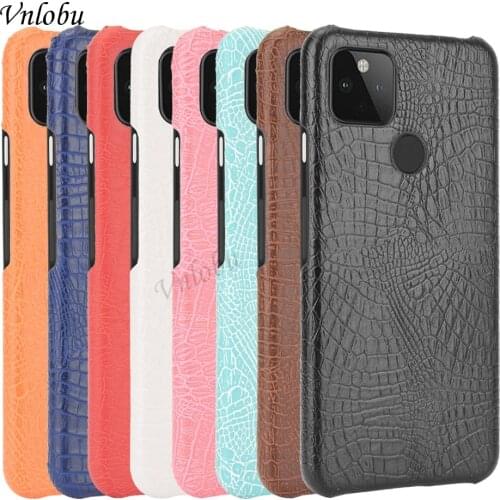 Crocodile Texture PU Leather Phone Case For Google Pixel 5 4A 5G Cases Shockproof Back Cover For Pixel 4XL 3A XL 2XL 1XL Capa