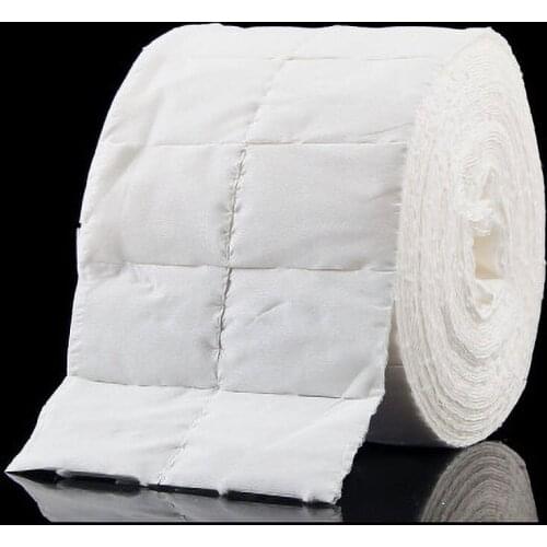 300/500pcs/roll Nail Polish Remover Cotton Wipes for UV Gel Manicure Cleaning Wipe Cotton Pads Paper Nail Supplies