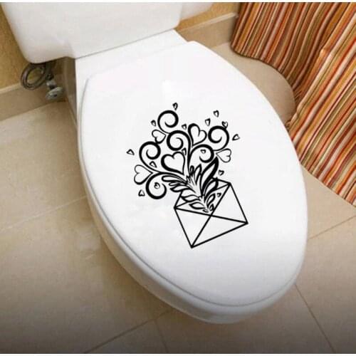 Message Of Love Fashion Bathroom Home Decor Wall Decal Toilet Sticker Vinyl 6WS0310