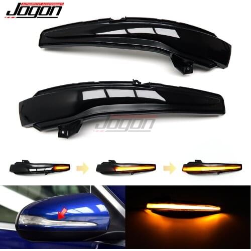 For Mercedes Benz C E S GLC Class W205 X253 W213 W222 LED Dynamic Turn Signal Blinker Sequential Side Mirror Indicator Light