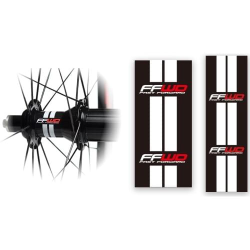 Bicycle Stickers for Bike Hub Outdoor Mountain Road Bike Hub Sticker Cycling Riding Decal for Front and Rear Hub Stickers