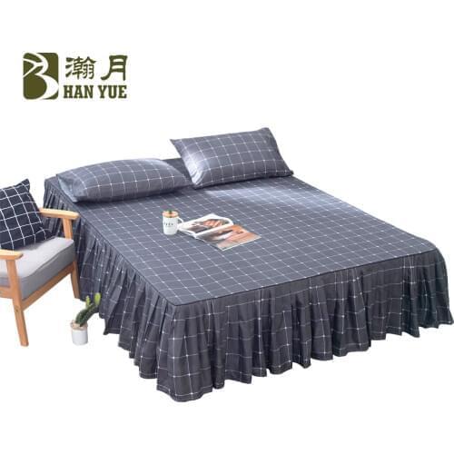 HIgh Quality Hot Sale Aloe cotton Bedding Bed Skirt Set Pillowcases Bed Sheets Mattress Skirts Cover King Full Queen Twin Size