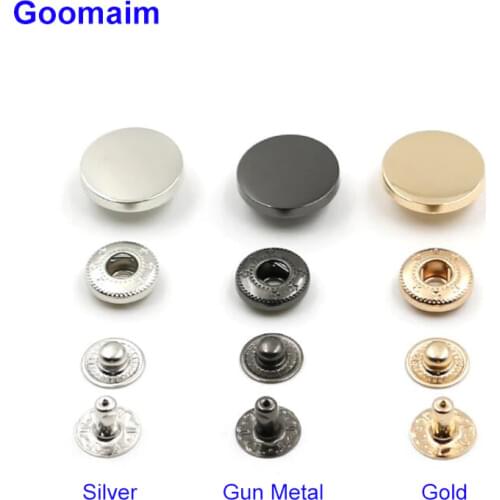 100pcs fashion round flat four combined metal buttons overcoat sewing zinc alloy jean buttons for mens sweater buttons