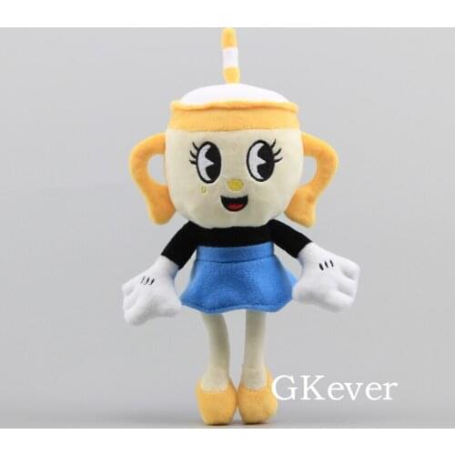 23cm Adventure Game Cuphead Plush Toy Soft Stuffed Dolls Peluche baby kids Christmas Birthday Gift High Quality