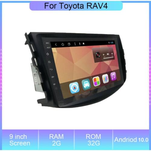 9 Inch Android Navigation Radio Player For Toyota RAV4 2007-2012 Car Stereo Multimedia Player With 2+32G Car Audio Player