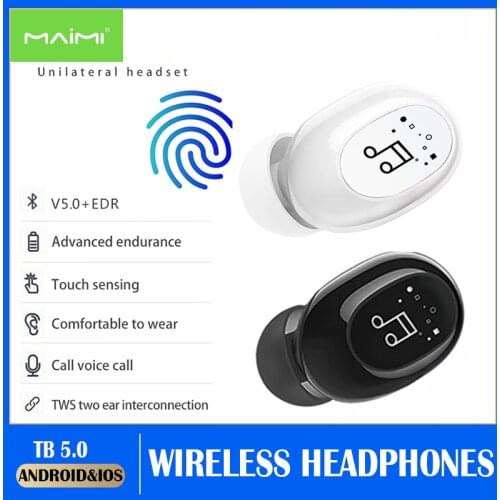 Macaron wireless headset 2021 new high-end small binaural mini invisible in-ear sports suitable for Xiaomi oppo Huawei