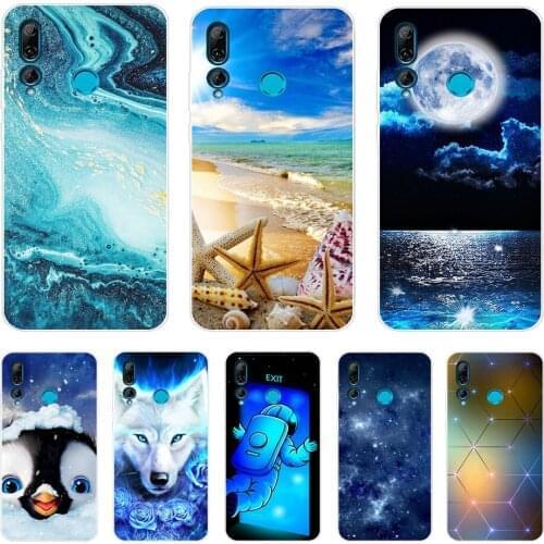 For Huawei Honor 10 Lite Case Silicone Soft Wolf Lion Phone Cover for Huawei Honor 10 Honor10 10i 20e Case Black TPU Bumper