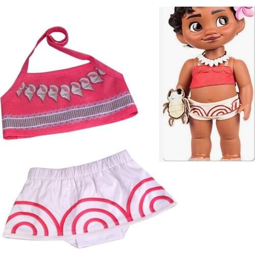 Children Swimming Clothes Baby girl swimsuits Kids girls Vaiana swim wear Bikini Toddler Biquini Moana dresses cosplay costumes