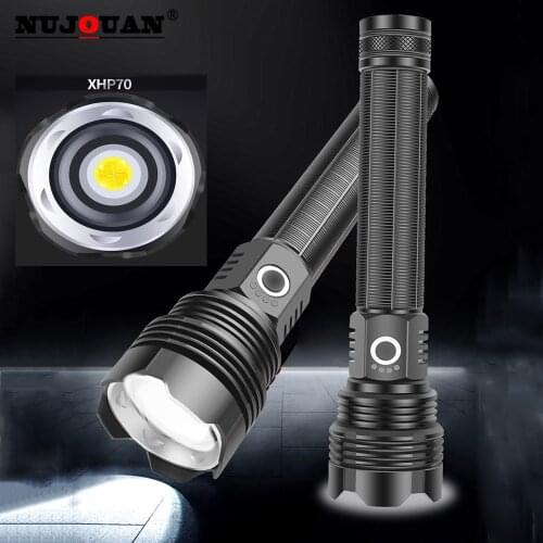 LED Flashlight 5 Lighting Modes Torch for Night Riding Camping Hiking Hunting & Indoor Activities Use 26650 Rechargeable Battery