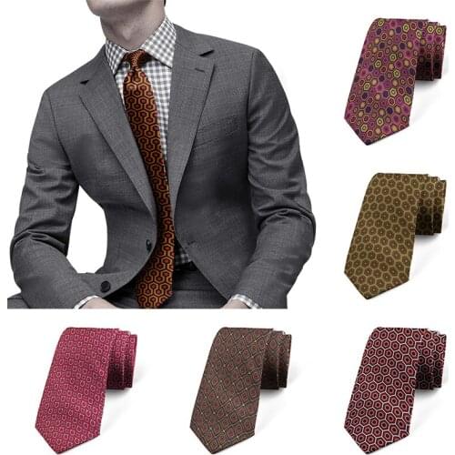 Fashion 8cm Wide Polyester Slim Fit Tie For Men Plaid Print High Quality Shirt Accessory Necktie Wedding Party Men’s Daily Wear