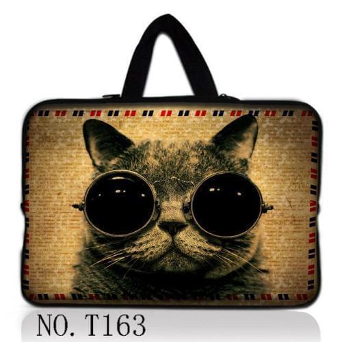Cool Sunglasses Cat Laptop Bag Sleeve Case Cover Notebook Pouch For MacBook Air Pro Lenovo HP Dell Asus 11 13 15 15.6 inch
