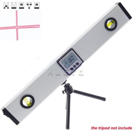 400mm Laser Digital Level LCD display with Laser Beam digital spirit level with magnet digital protractor inclinometer ruler