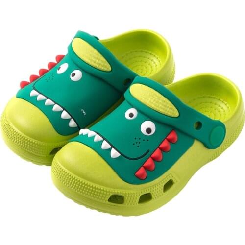 Summer Children Beach Shoes Boy Dinosaur Slippers 1-9 Years Old Toddler Girl Sandals Girl Shoes Kids Unicorn Shoes Girls Sandals