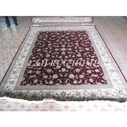 Free shipping 8'X10' 180Line Hand-knotted Wool Oriental Persian Rug handmade persian carpet