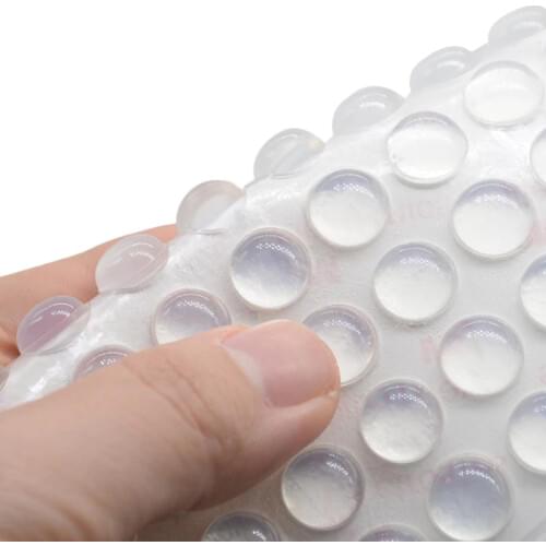 20pcs Silicone Pads Clear Transparent Feet Bumpons Silent Anti-Collision Stopper Furniture Anti-slip Sticker Bedroom Feet Pads
